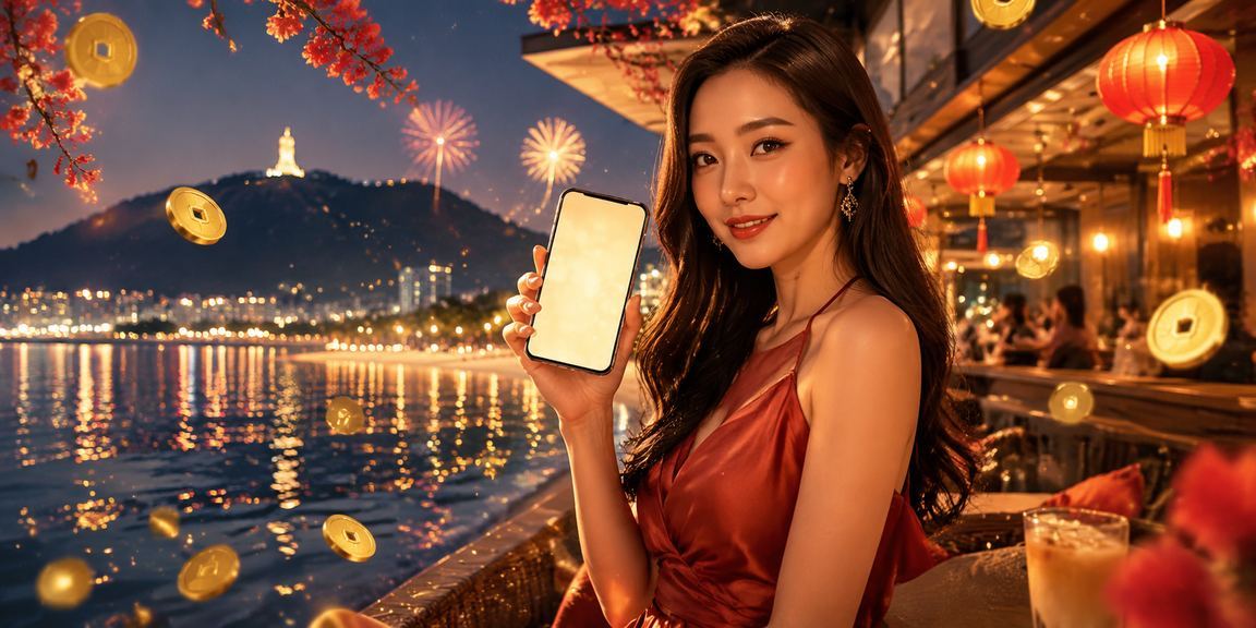 Người chơi sử dụng ứng dụng mobile casino tại Vũng Tàu bên tách cà phê